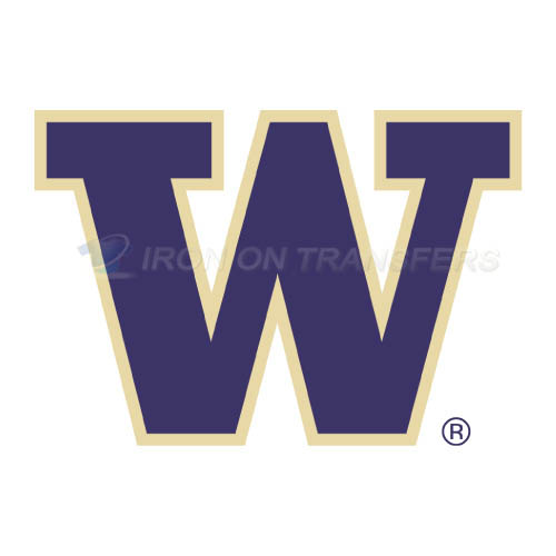 Washington Huskies Logo T-shirts Iron On Transfers N6885 - Click Image to Close